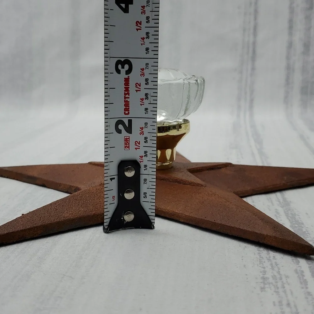 HOOK | Cast Iron Lone Star Coat Hook with Crystal Style Knob